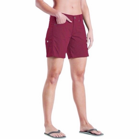 Kuhl Free Range Shorts 6 1/2" in Burgundy - Picture 12 of 12